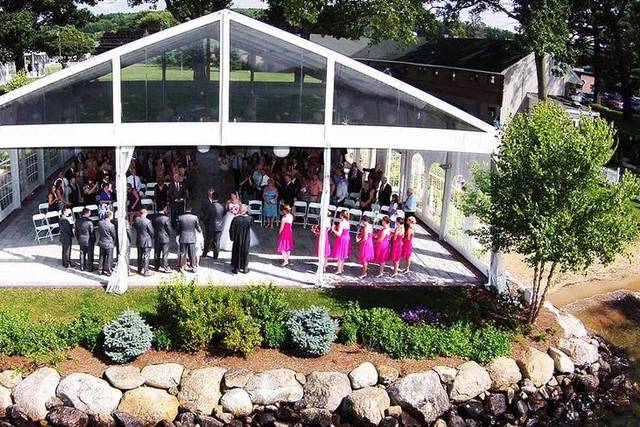 Wedding ceremony area