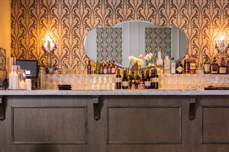 Custom Built-in Ballroom Bar