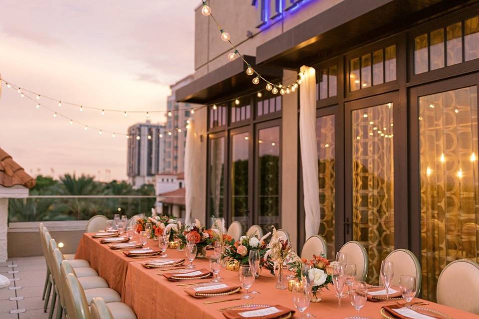 Terrace Seated Reception