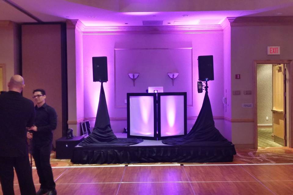 Booth setup and lighting