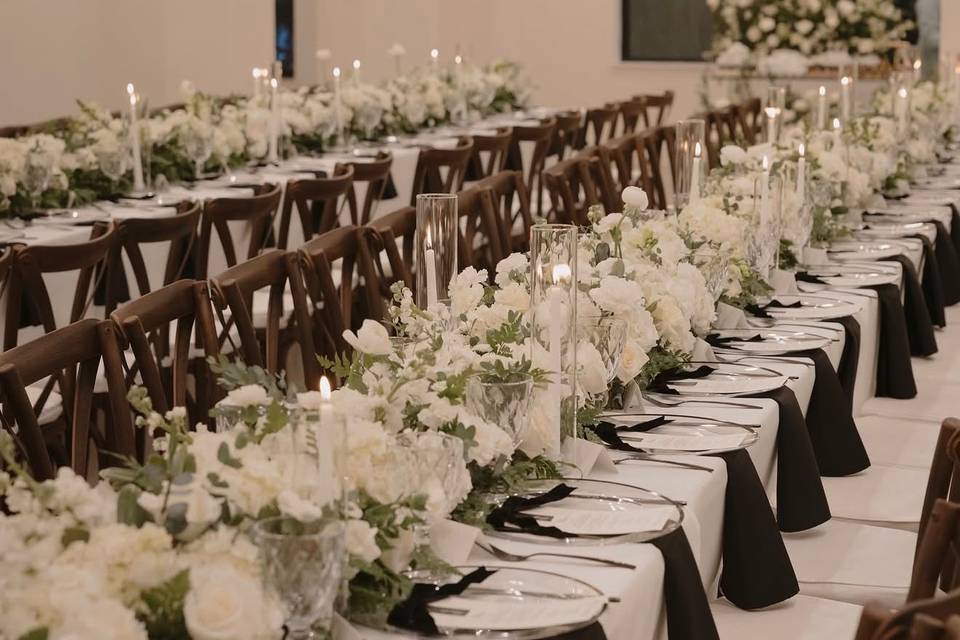 Elegant Reception Tablescape