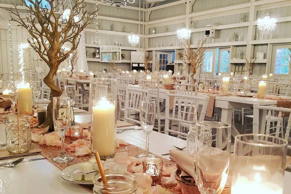 Shabby Chic Wedding Barn