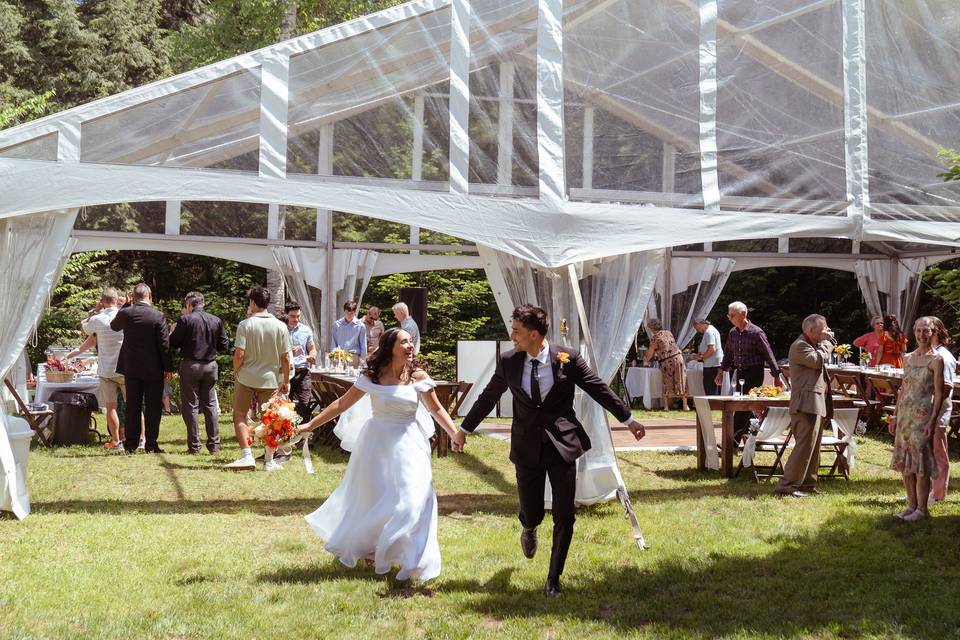 Clear Tent Wedding