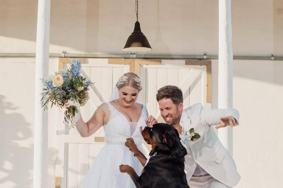 Wedding at a Barn