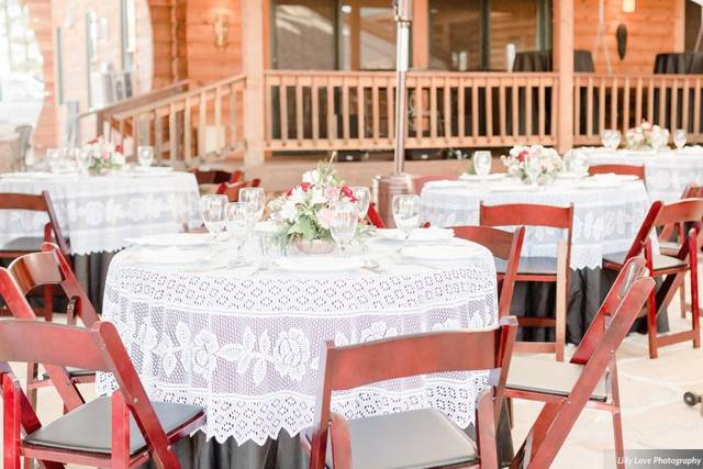 Wedding table setting