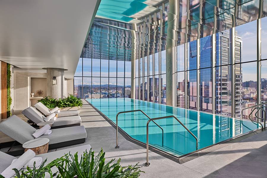 Indoor Infinity Pool