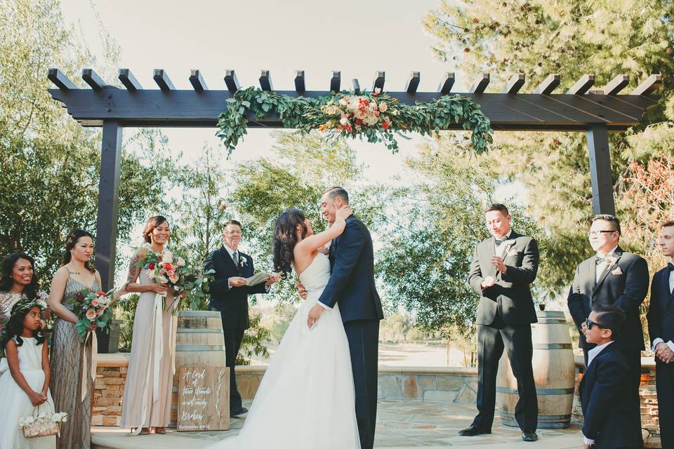 The wedding arch