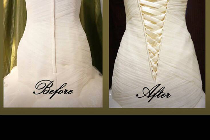 wedding dress alterations