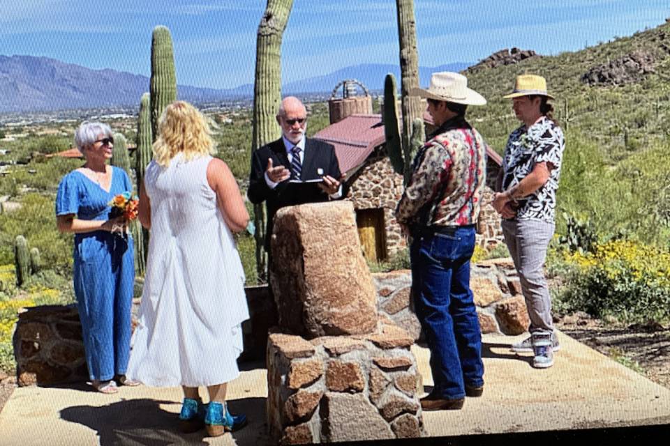 Outdoor wedding Sanctuary Cove