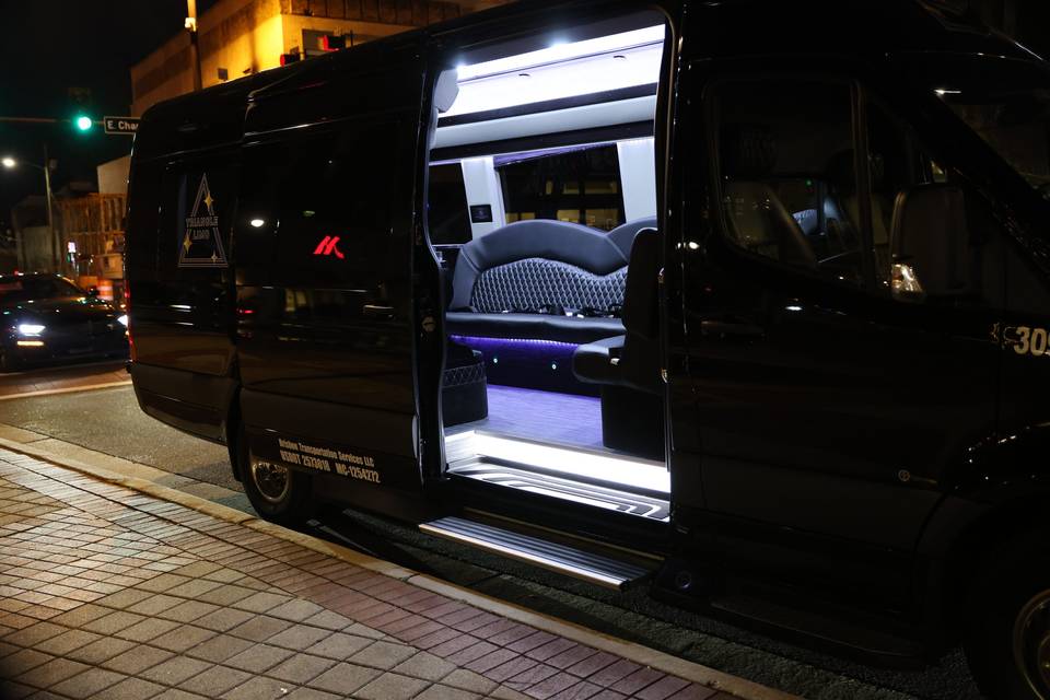 Exterior Sprinter Party Bus