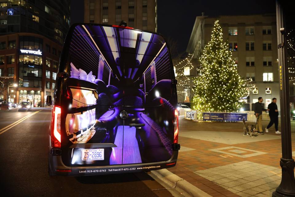 Interior Sprinter Party Bus