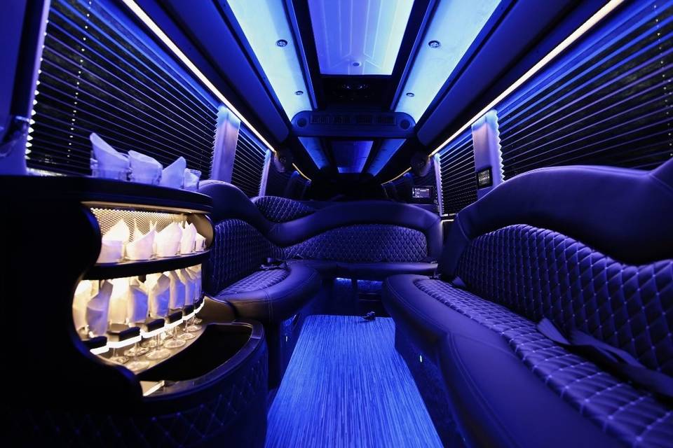 Interior Sprinter Party Bus