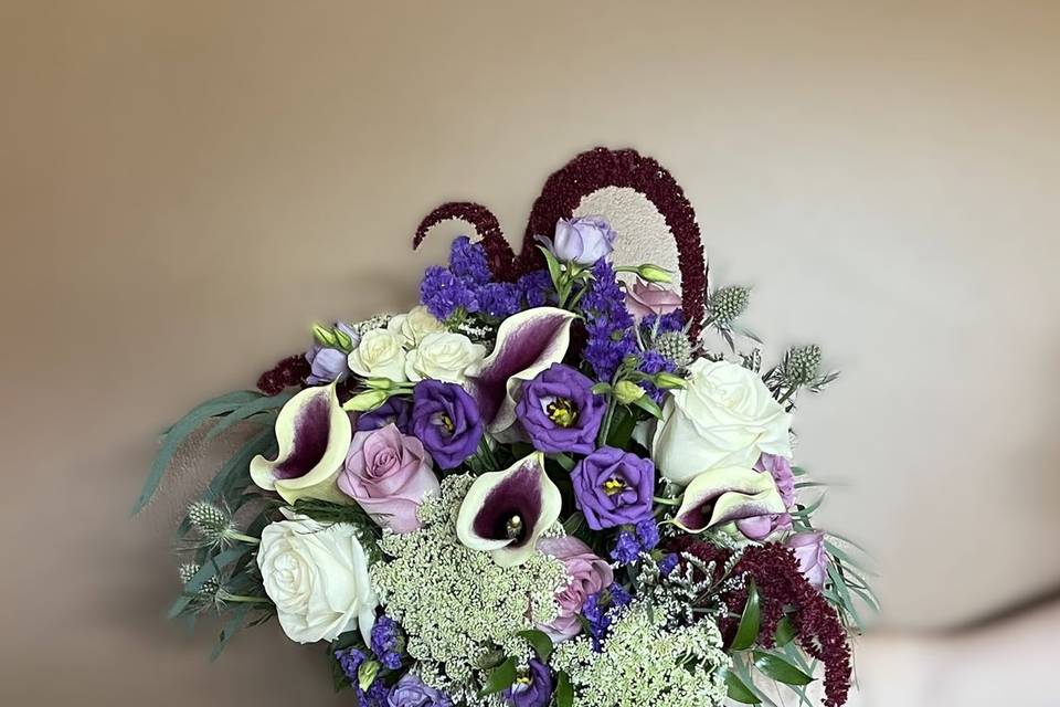 Bridal Bouquet in Purple