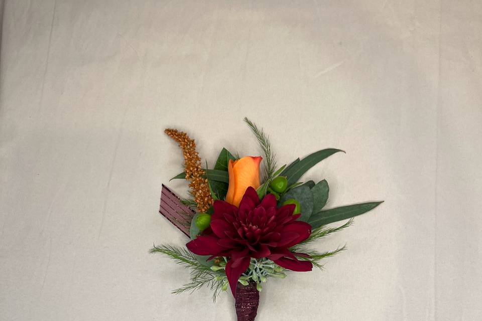 Mixed Fall Boutonnière