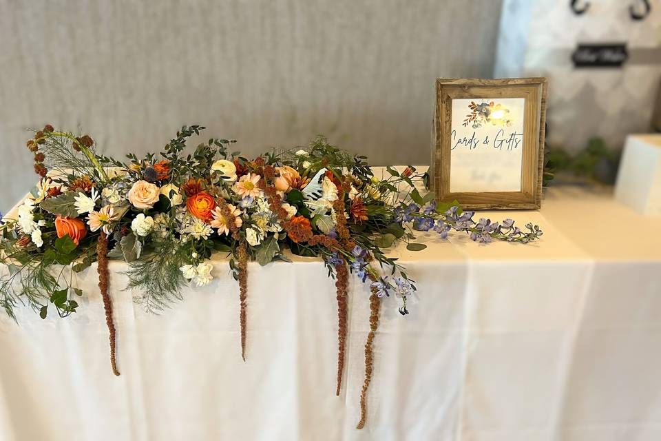 Card and Gift Table Decor