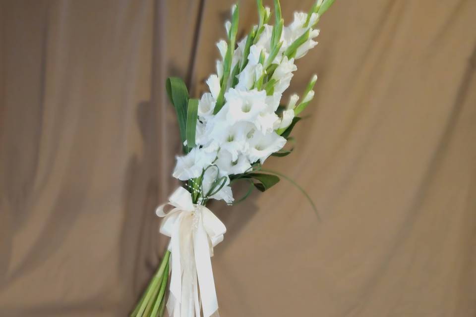 Gladiolus Bridal Arm Bouquet