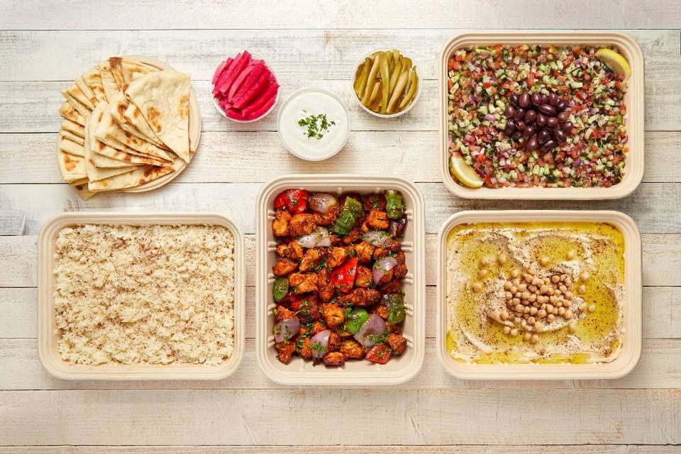 Chicken Kebab platter