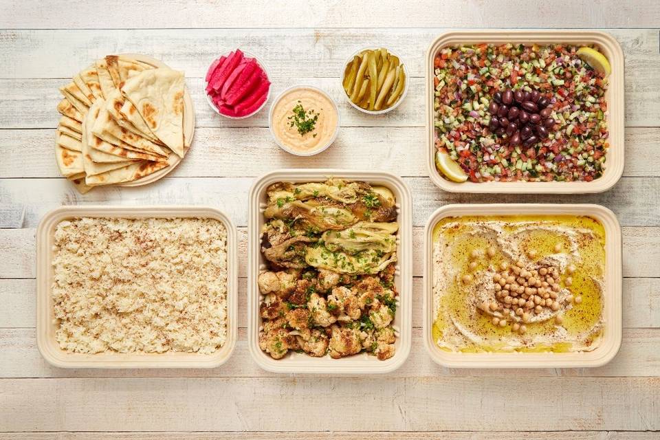 Cauliflower & Eggplant platter