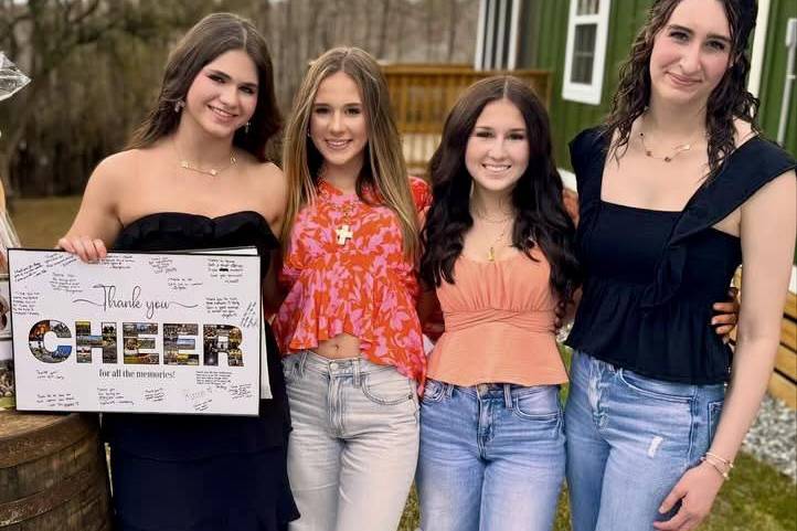 Cheerleading friends