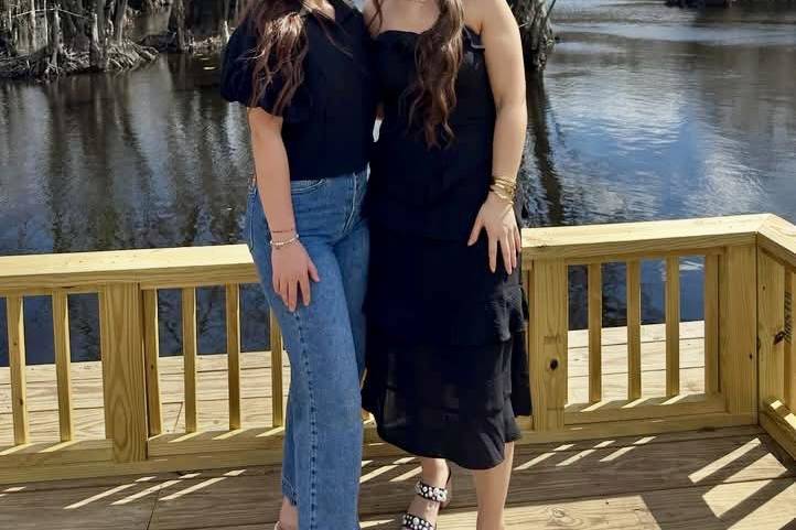 Beautiful setting and friends