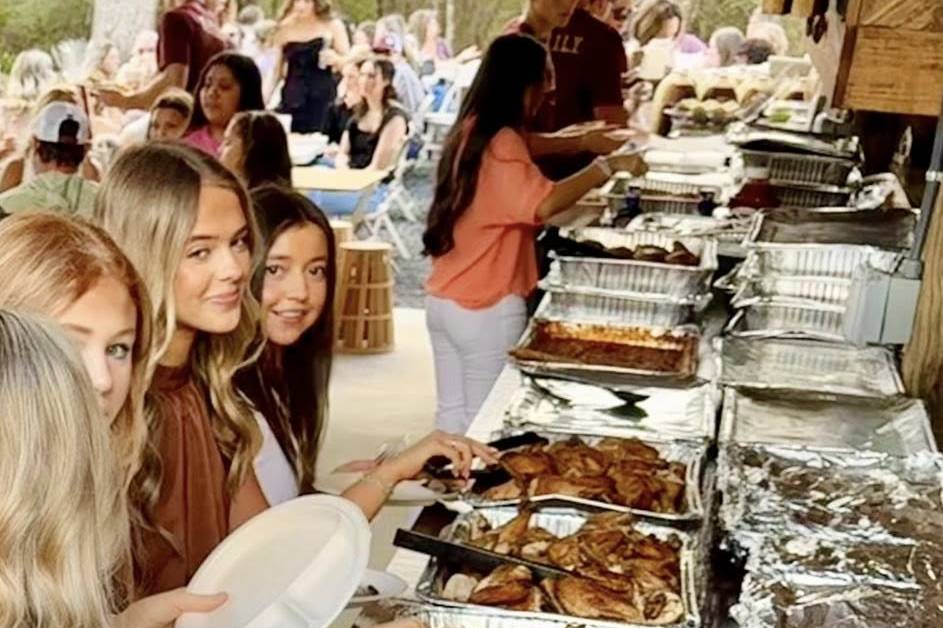 36' long bar serves smiles!