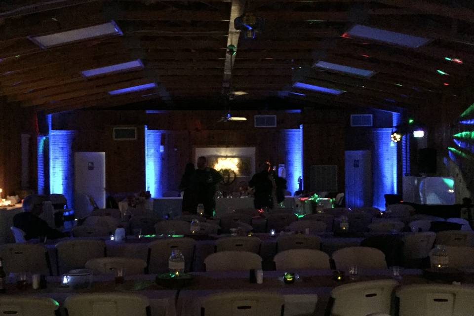 Up Lighting decor for events