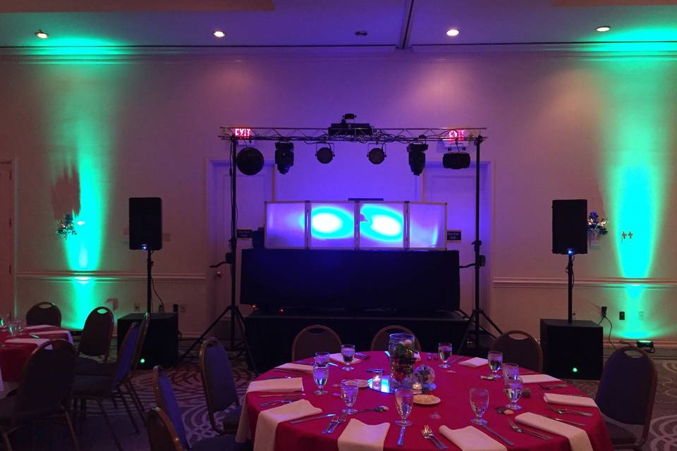 Complete light show for parties and any event