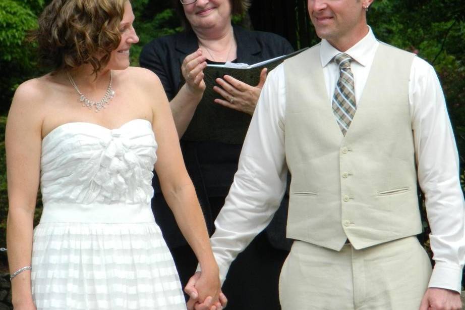 Lori & Jay at Sarah P. Duke Gardens