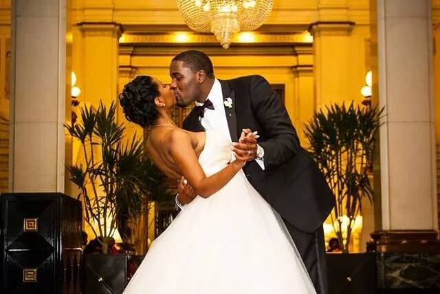 Couple kissing