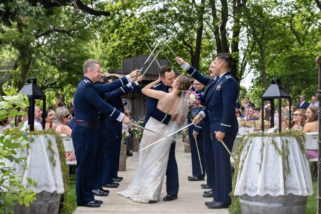 Air Force Wedding Exit