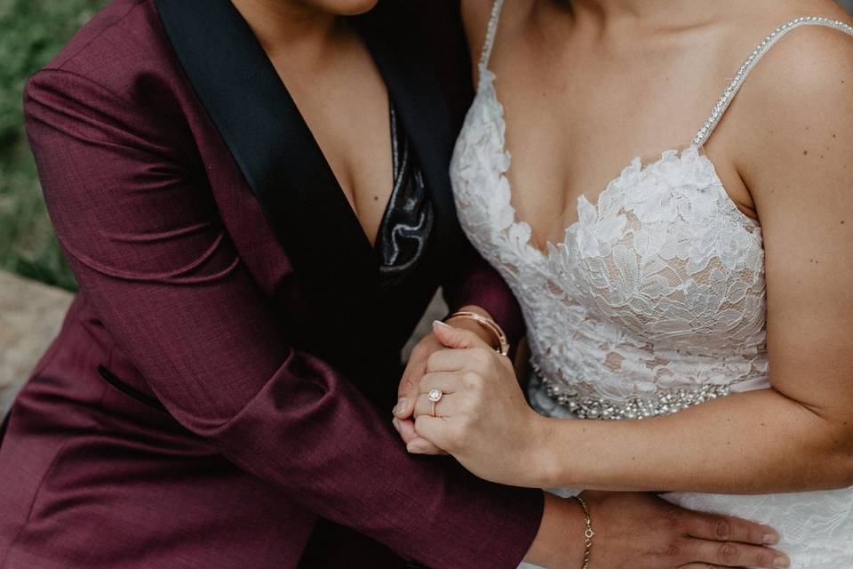 Newlyweds first dance