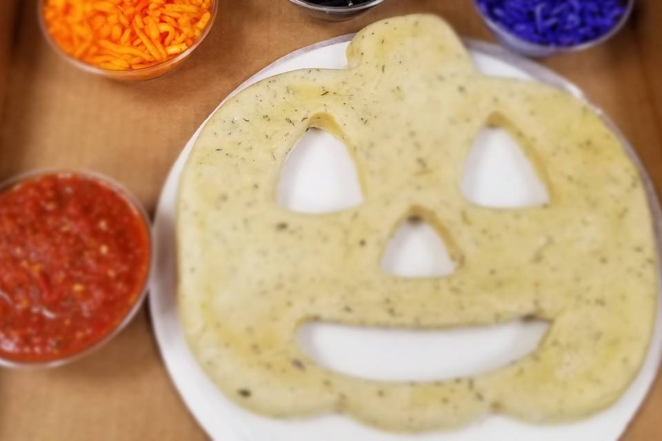 Jack O'Lantern Pizza