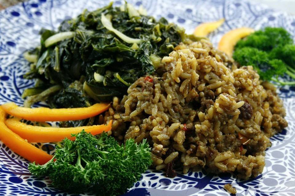 Dirty Rice & Country Greens