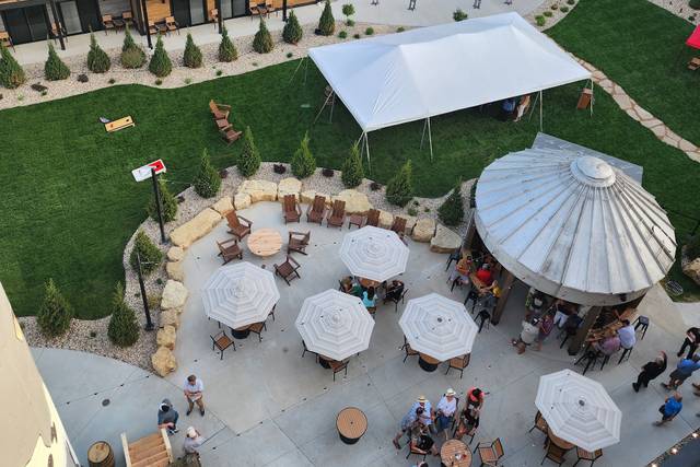 The Courtyard area