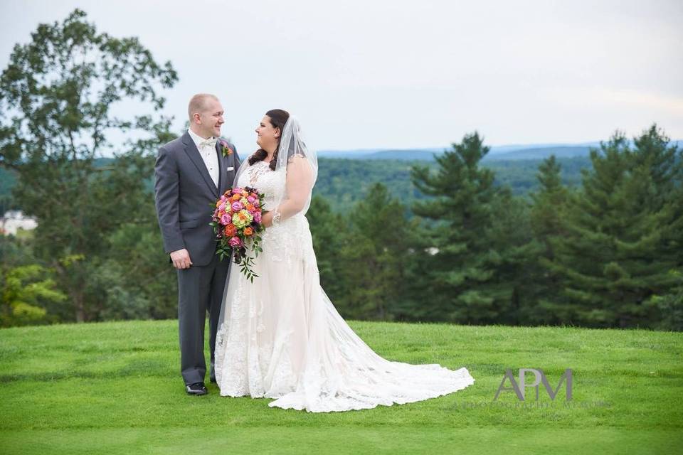 Golf course wedding