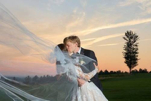 Golf course wedding