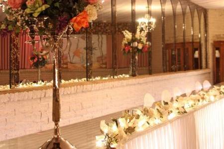 Tall wedding flowers