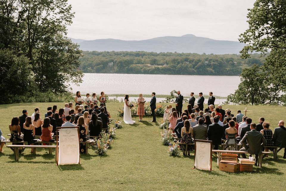 Rustic Wood Bar - Classical Tents and Party Goods