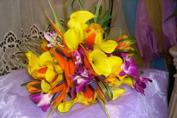 Tropical Bridal Bouquet