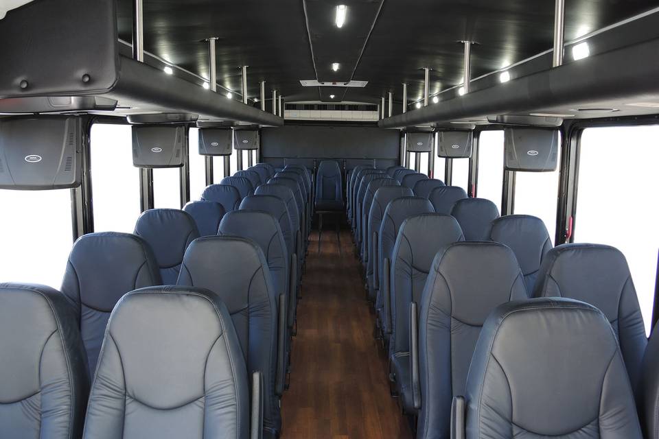 Interior of the bus