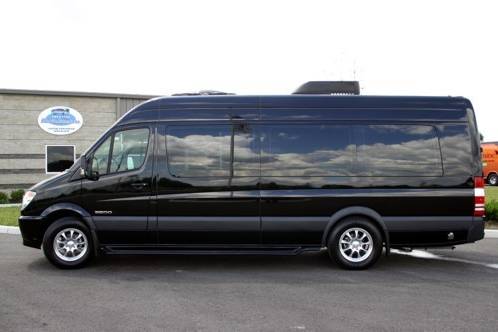 Black long van