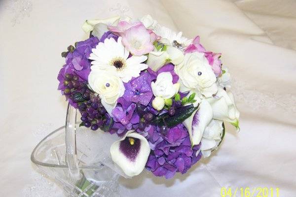 White and violet