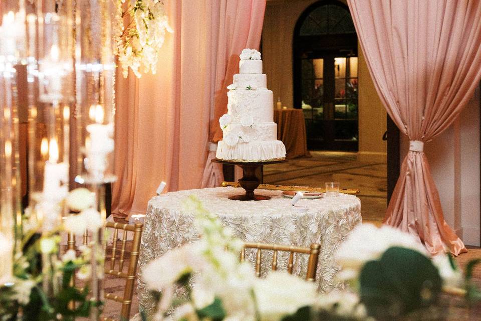 Flowers and candles