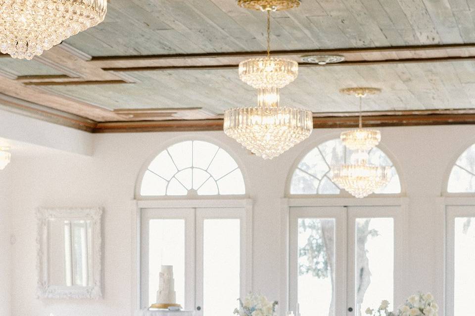 Flowers and candles