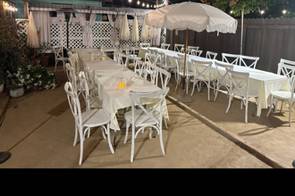 Bocce court wedding