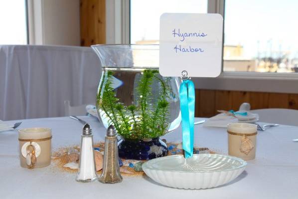 Nautical/Beach Themed Wedding
Bride & Groom Honeymoon Table
by Reel 2 Real Events