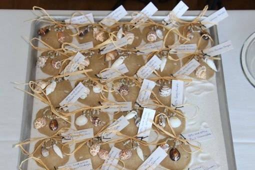 Nautical/Beach Themed Wedding
Hand-Crafted, Personalized Wedding Favors
by Reel 2 Real Events