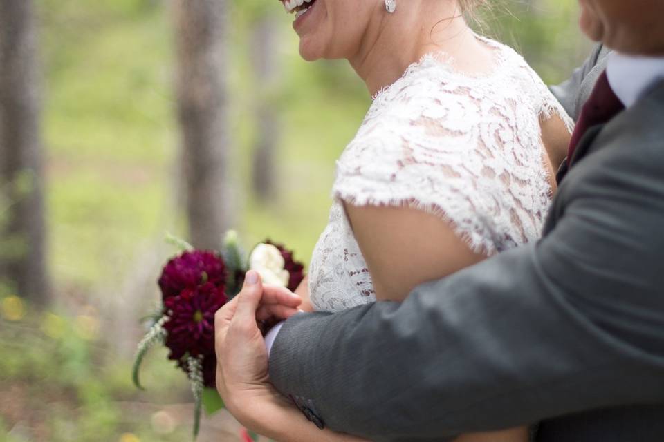 Bride and bridesmaid | Lockie Photography