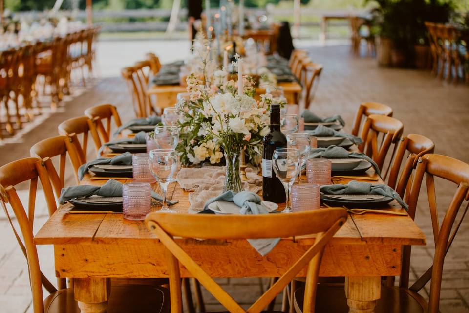 Perfect farm tablescape