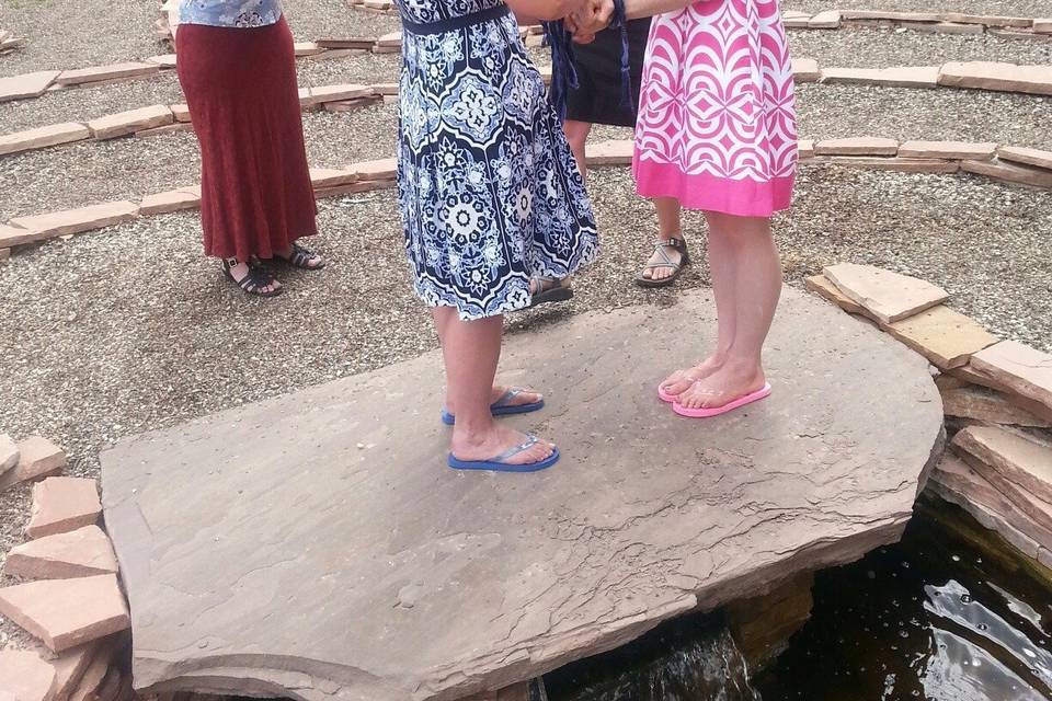 Labyrinth Wedding, Taos